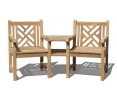 Princeton Teak Companion Seat