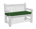 Outdoor Bench Cushion, 2 seater – 4ft/1.2m - Green