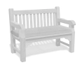 Outdoor Bench Cushion, 2 seater – 4ft/1.2m - Grey Marl