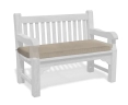 Outdoor Bench Cushion, 2 seater – 4ft/1.2m - Taupe