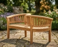 Garden Loveseat, Teak Kissing Bench