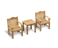 Hilgrove 60cm Tea Table and Rose Garden Armchair Set
