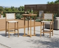 Tiga Woven Bar Chair Set