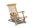 Wooden Steamer Chair, Teak Deck Chair