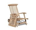 Teak Steamer Chair with wheels
