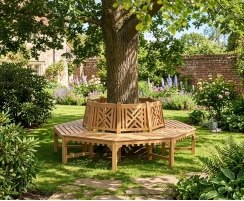 Princeton Octagonal Teak Tree Seat – 2.2m