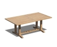 Cadogan 2m Teak Table, Rose Garden Benches and Rose Garden Armchairs Set