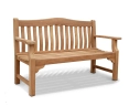 Cadogan Rectangular Table Set with Rose Garden 150cm Benches and Rose Garden Armchairs