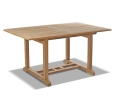 Hilgrove 150cm Teak Table Set with Rose Garden 120cm Bench and Rose Garden Armchairs