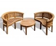 Banana Teak Coffee Table Set