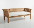 Large Teak Outdoor Daybed - 2.1m / 7ft