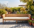 Extra Large Teak Garden Daybed – 2.7m / 9ft