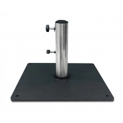 Garden Parasol Base, Stainless Steel 13kg (gateleg table)