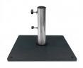 Garden Parasol Base, Stainless Steel 13kg (gateleg table)