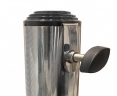 Garden Parasol Base, Stainless Steel 13kg (gateleg table)