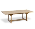 Dorchester Teak Extendable Outdoor Table, Double-Leaf – 1.8-2.4m