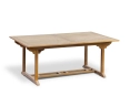 Dorchester Teak Extendable Outdoor Table, Double-Leaf – 1.8-2.4m