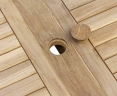 Dorchester Teak Extendable Outdoor Table, Double-Leaf – 1.8-2.4m