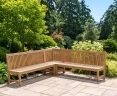 Canterbury Teak Corner Chair and Benches Set