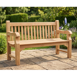 Balmoral 5ft Sturdy Teak Park Bench – 1.5m