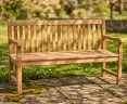 Windsor 3 Seater Teak Garden Bench, 5ft Park Bench – 1.5m