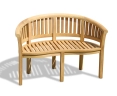 Wimbledon Bijou Banana Bench, Teak