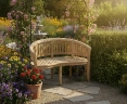 Wimbledon Bijou Banana Bench, Teak