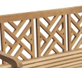Princeton Chippendale Decorative Garden Bench – 1.5m