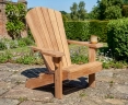 Bear Chair, Teak Adirondack Seat