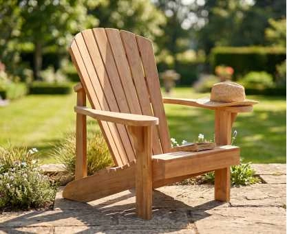 New England Teak Adirondack Chair