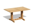 Belgrave 150cm Teak Dining Table with 120cm Stanford Bench and Armchairs