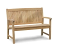 Cadogan Rectangular 150cm Teak Dining Table with Stanford 120cm Bench and Stanford Chairs