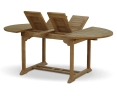 Brompton Extending Oval Table With 6 Ashdown Folding Armchairs