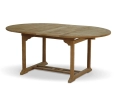 Brompton Extending Oval Table With 6 Ashdown Folding Armchairs