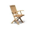 Brompton Bijou Extending 1.2 - 1.8m Table & 6 Bali Armchairs