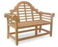 Lutyens-Style Bench, Teak – 1.35m
