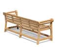 Teak Lutyens-Style Garden Bench, Low Back – 2.25m