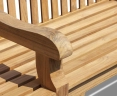 Balmoral Large Heavy-Duty Park Bench with 3 arms – 2.4m