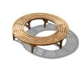 Saturn Teak Circular Tree Seat, Backless Tree Bench – 2.2m