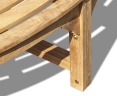 Saturn Teak Circular Tree Seat, Backless Tree Bench – 2.2m