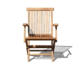 Chester Teak Low Back Folding Armchair