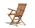 Chester Teak Low Back Folding Armchair