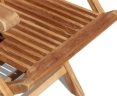 Chester Teak Low Back Folding Armchair