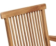 Chester Teak Low Back Folding Armchair