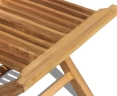 Chester Teak Low-Back Folding Garden Chair