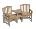 Clivedon Teak Companion Seat, Jack and Jill Seat
