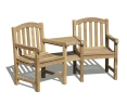 Clivedon Teak Companion Seat, Jack and Jill Seat
