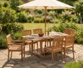 Hilgrove 6 Seater Rectangular Dining Table 1.5m, Side Chairs & Armchairs