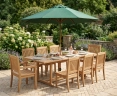 Hilgrove Rectangular Table 1.8m, Stacking Chairs & Armchairs, 8 Seater