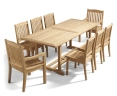 Hilgrove Rectangular Table 1.8m, Stacking Chairs & Armchairs, 8 Seater